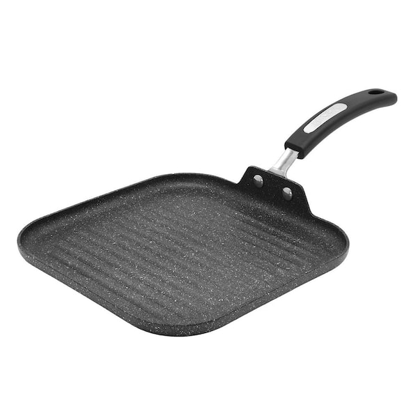 Terra Collection 10 in. Aluminum Nonstick Grill Pan with Bakelite Handle