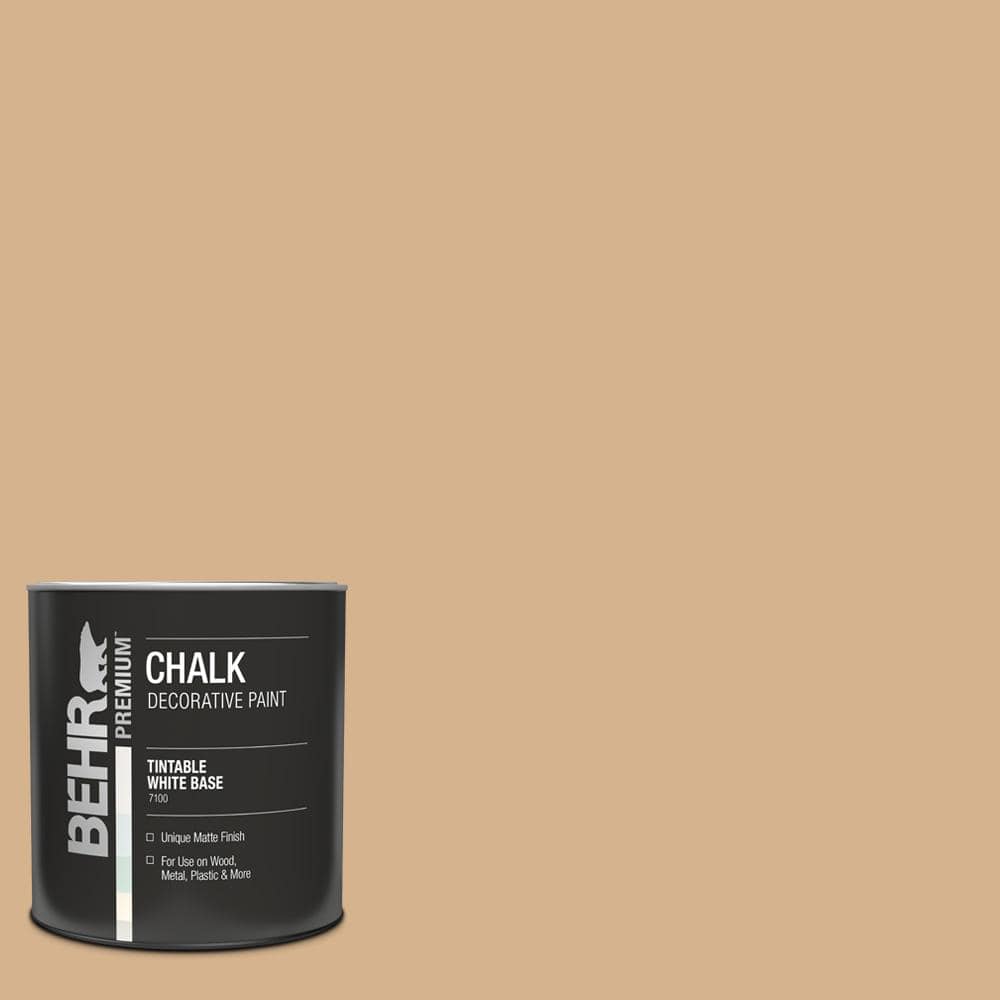 1 qt. #HDC-NT-04 Creme De Caramel Interior Chalk Finish Paint