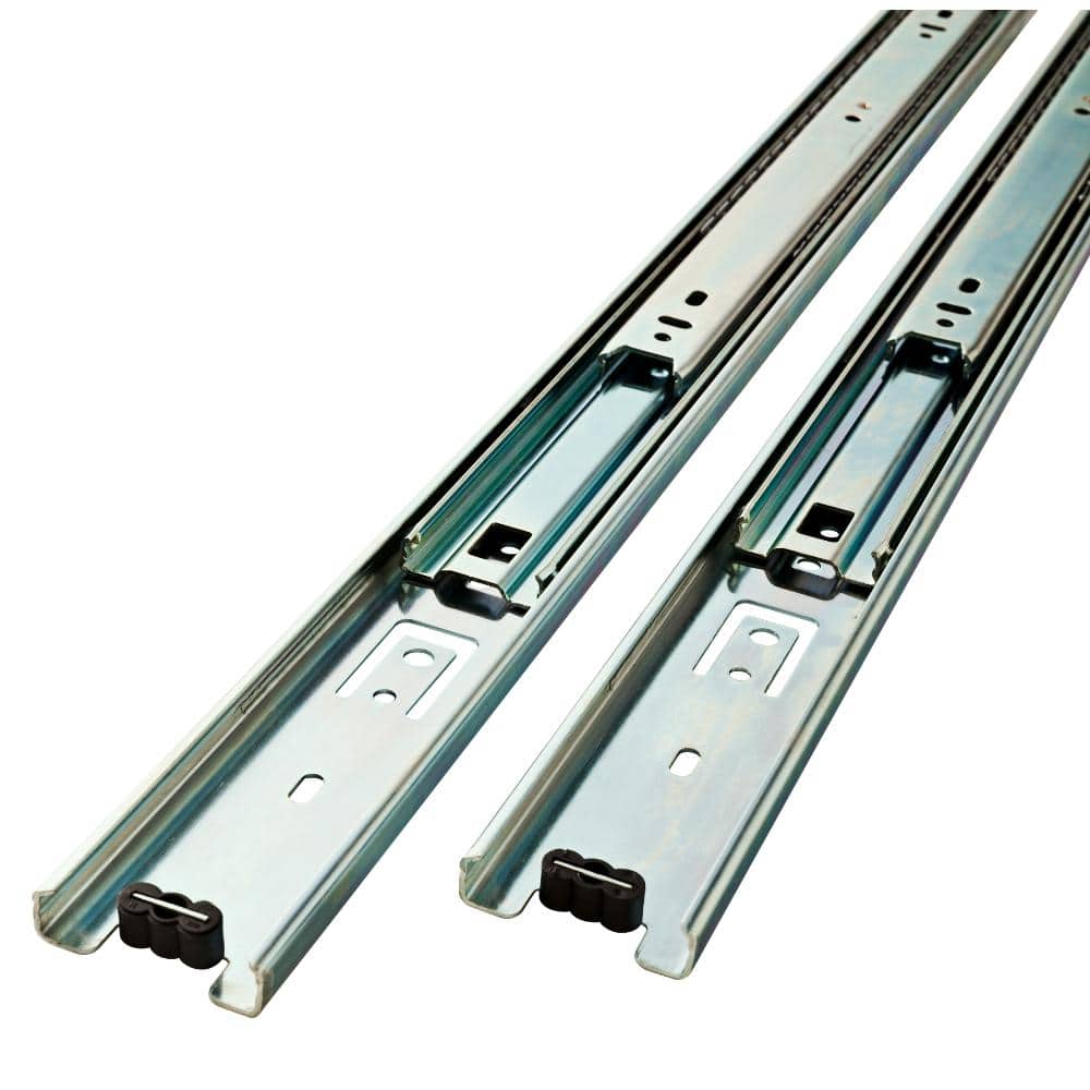 1 Pair 14 in. Full Extension Side Mount Ball Bearing Drawer Slide 1-Pair (2 Pieces)
