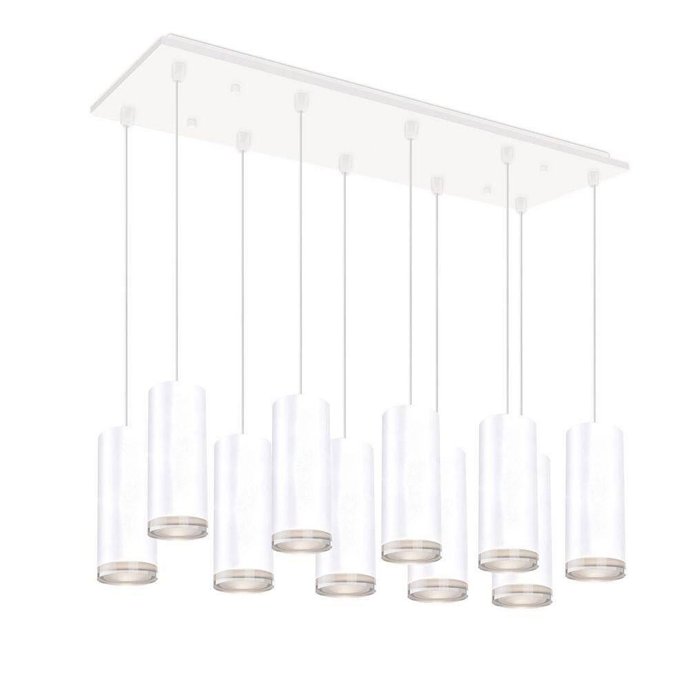 Cameo 27-in White 10-Light Multi Pendant price history on PriceWatchPro
