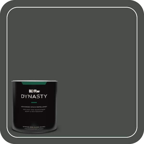 BEHR DYNASTY 1 qt. #PPF-55 Forest Floor Semi-Gloss Enamel Interior Stain-Blocking Paint and Primer