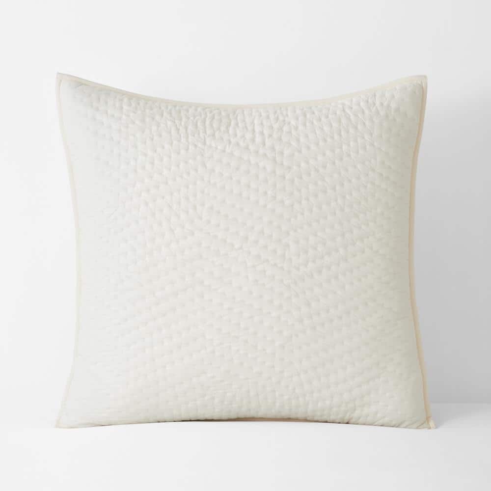 The Company Store Company Quilt Ivory Euro Sham N2R1EIVORY The Home