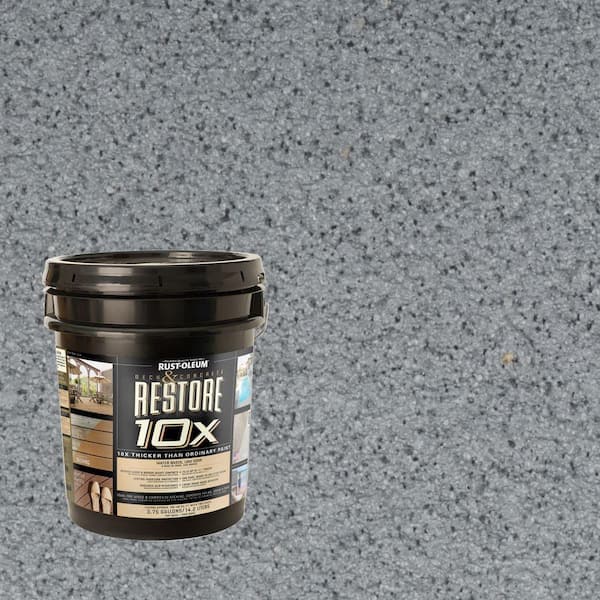 Rust-Oleum Restore 4-gal. Slate Deck and Concrete 10X Resurfacer