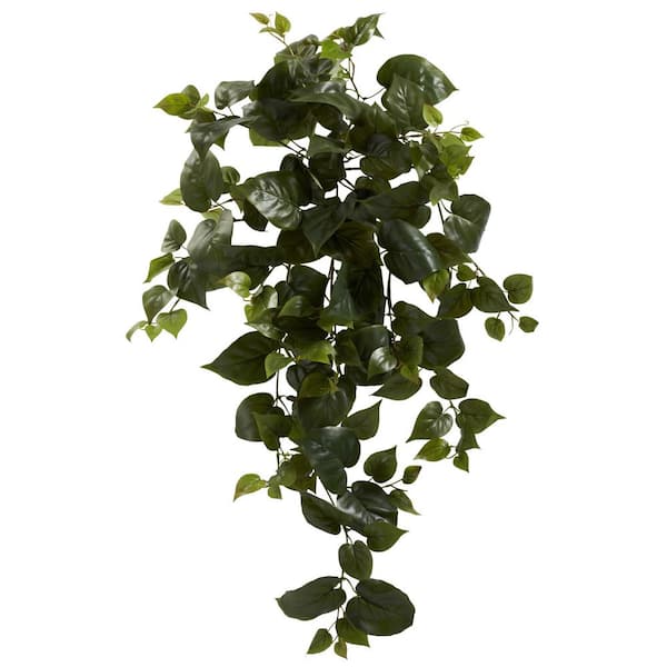 Nearly Natural Indoor 34 in. Philo Hanging Artificial Plant (3-Set)