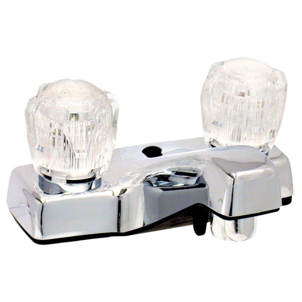 Dual Handle 4 in. Bathroom Faucet - Chrome price history on PriceWatchPro
