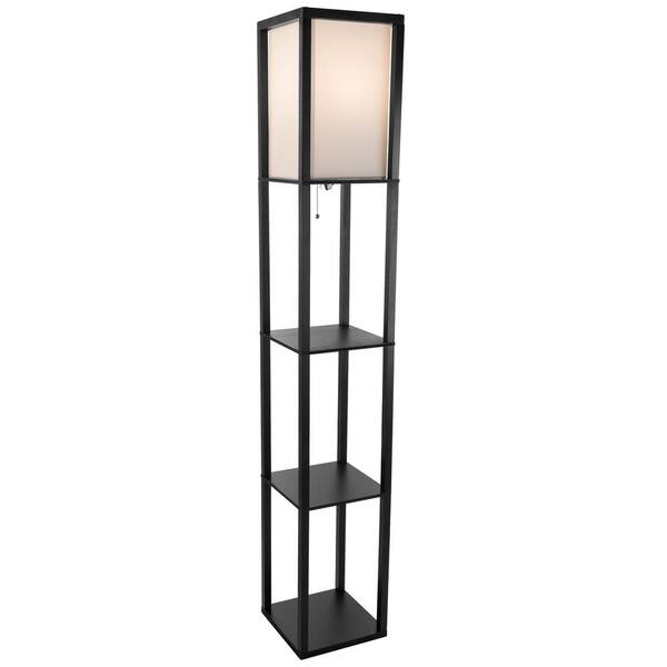 floor lamp with shelves home depot