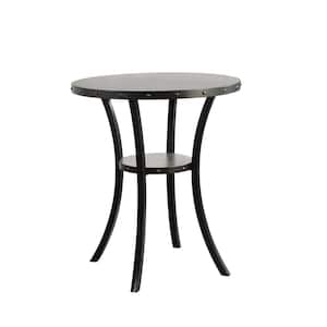 Crispin Gray 43 in. Round Bar Table