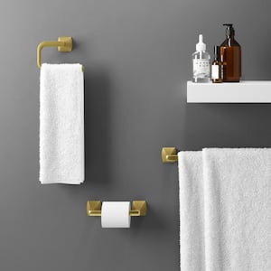 Bruxie Pivot Toilet Paper Holder in Brushed Gold