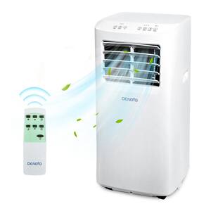 5,100 BTU Portable Air Conditioner Cools 270 Sq. Ft. with Dehumidifier and 2 Fan Speeds in White