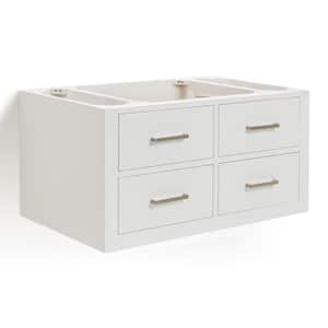 Hutton 36 in. W x 22 in. D x 18 in. H Bath Vanity Cabinet without Top in White