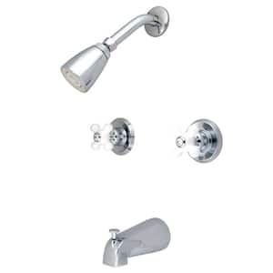 Magellan 2-Handle 1-Spray Tub and Shower Faucet in Polished Chrome (Valve Included)