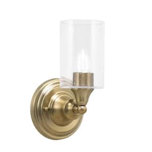 Fulton 1-Light New Age Brass Wall Sconce