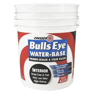Bulls Eye 5 gal. White Water-Base Interior Primer and Sealer