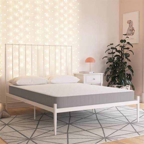 Little Seeds Moonglow 6 in. Reversible Bonnell Coil Mattress, Full