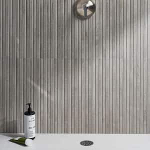 Montgomery Ribbon Gray 24 in. x 48 in. Matte Porcelain Floor and Wall Tile (15.49 sq. ft./Case)
