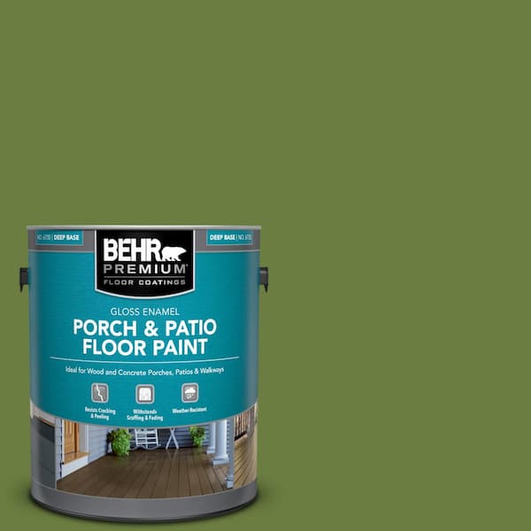 BEHR PREMIUM 1 gal. #M350-7 Healing Plant Gloss Enamel Interior/Exterior Porch and Patio Floor Paint