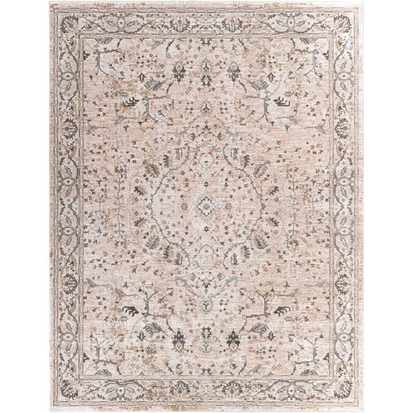 Oshawa Beige 8 ft. x 10 ft. Indoor Area Rug