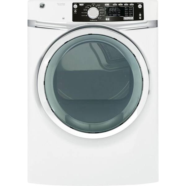 GE Adora 8.3 cu. ft. Gas Dryer with Steam in White