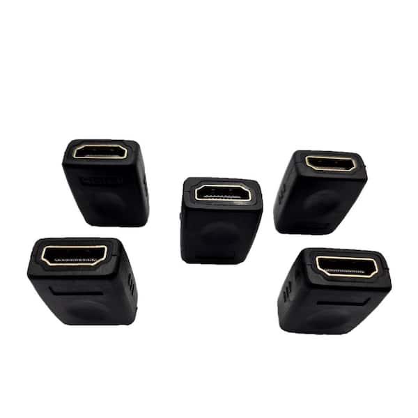 Micro Connectors, Inc HDMI Female to Female Gender Changer Adapter 5-Pack