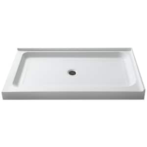 Port 36 in. x 48 in. Double Threshold Shower Base in White