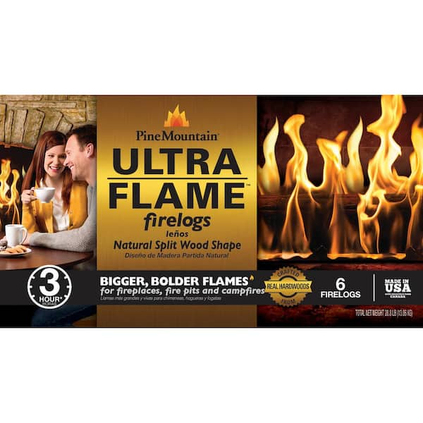 Pine Mountain 501154959 Ultraflame Fire Starter 3-Hour Burn Time 9 Logs 
