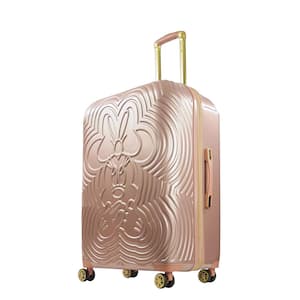 Disney Playful Minnie Mouse Molded Hardside Expandable 29" spinner, Rose Gold