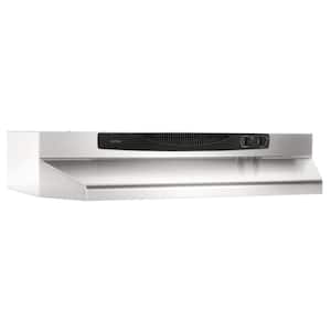 ACS Series 30 in. 260 Max Blower CFM Convertible Under-Cabinet Range Hood with Light in Stainless Steel