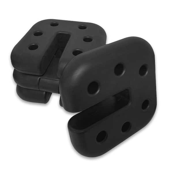 COOS BAY Set of 4 Weight Plates for Patio Canopy Tent Gazebo Shade Umbrella 20 lbs Black
