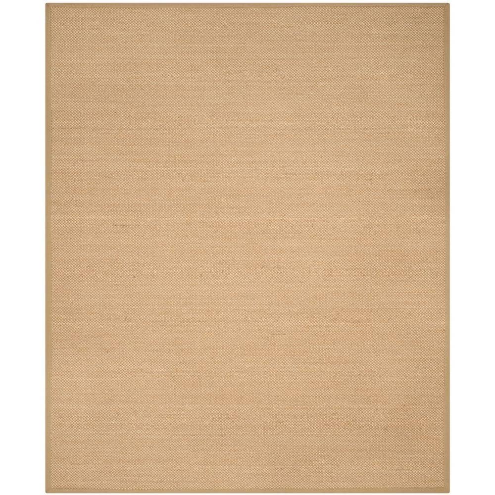 SAFAVIEH Natural Fiber Maize/Linen 9 ft. x 12 ft. Border Area Rug