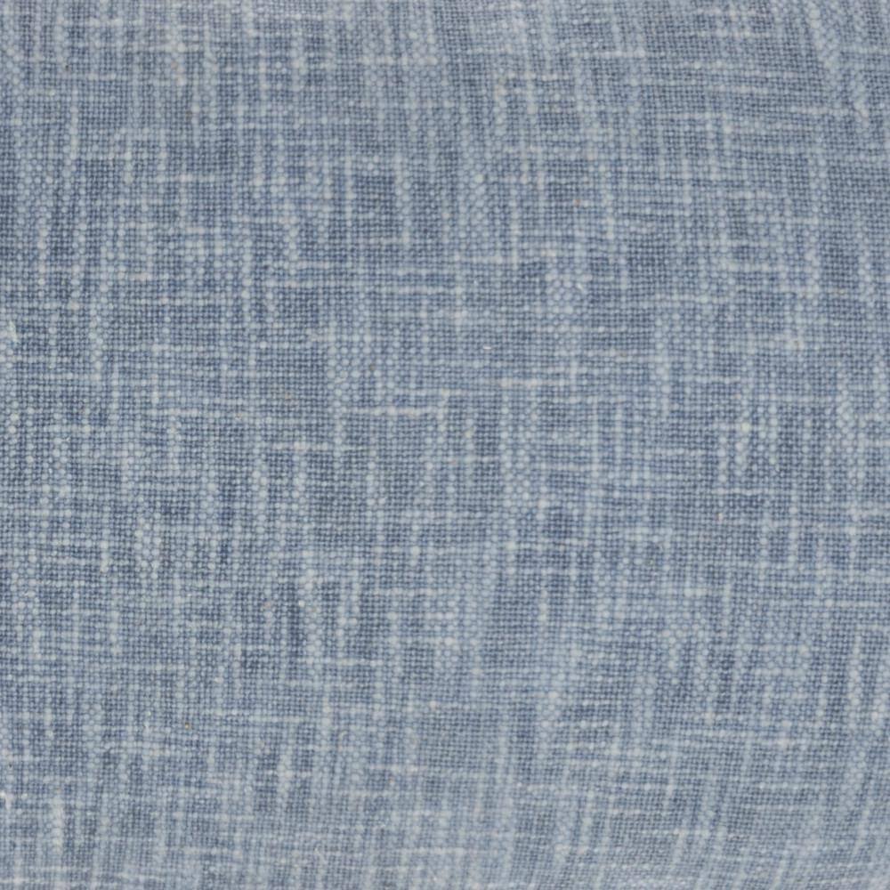 Ocean Blue Cotton Stonewash Lumbar Throw Pillow