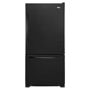 18 cu. ft. Bottom Freezer Refrigerator in Black