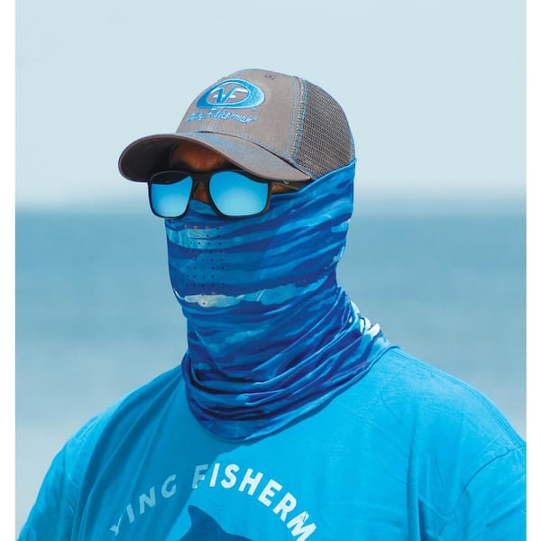 Flying Fisherman Pro Series Bluewater Sunbandit Face Mask in Camo SB1200P -  The Home Depot