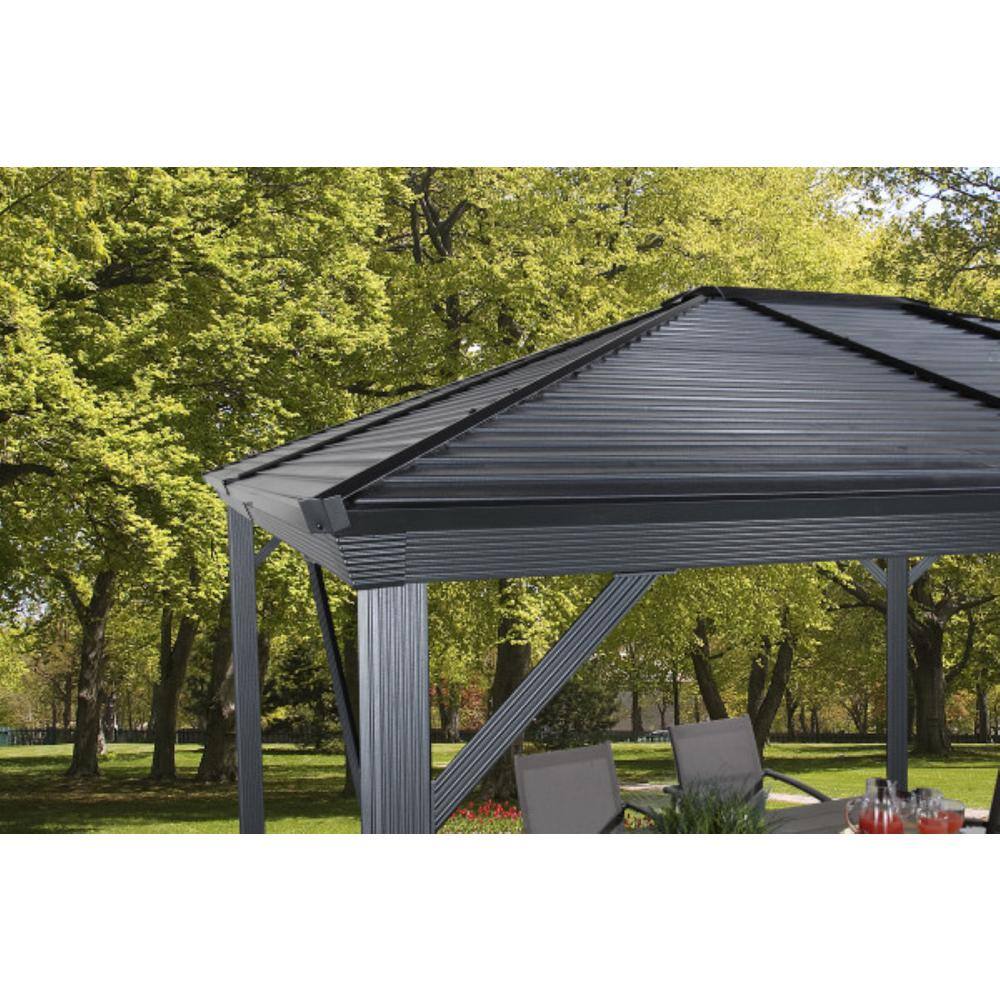 Ventura 8 ft. x 8 ft. Galvanized Steel Gazebo