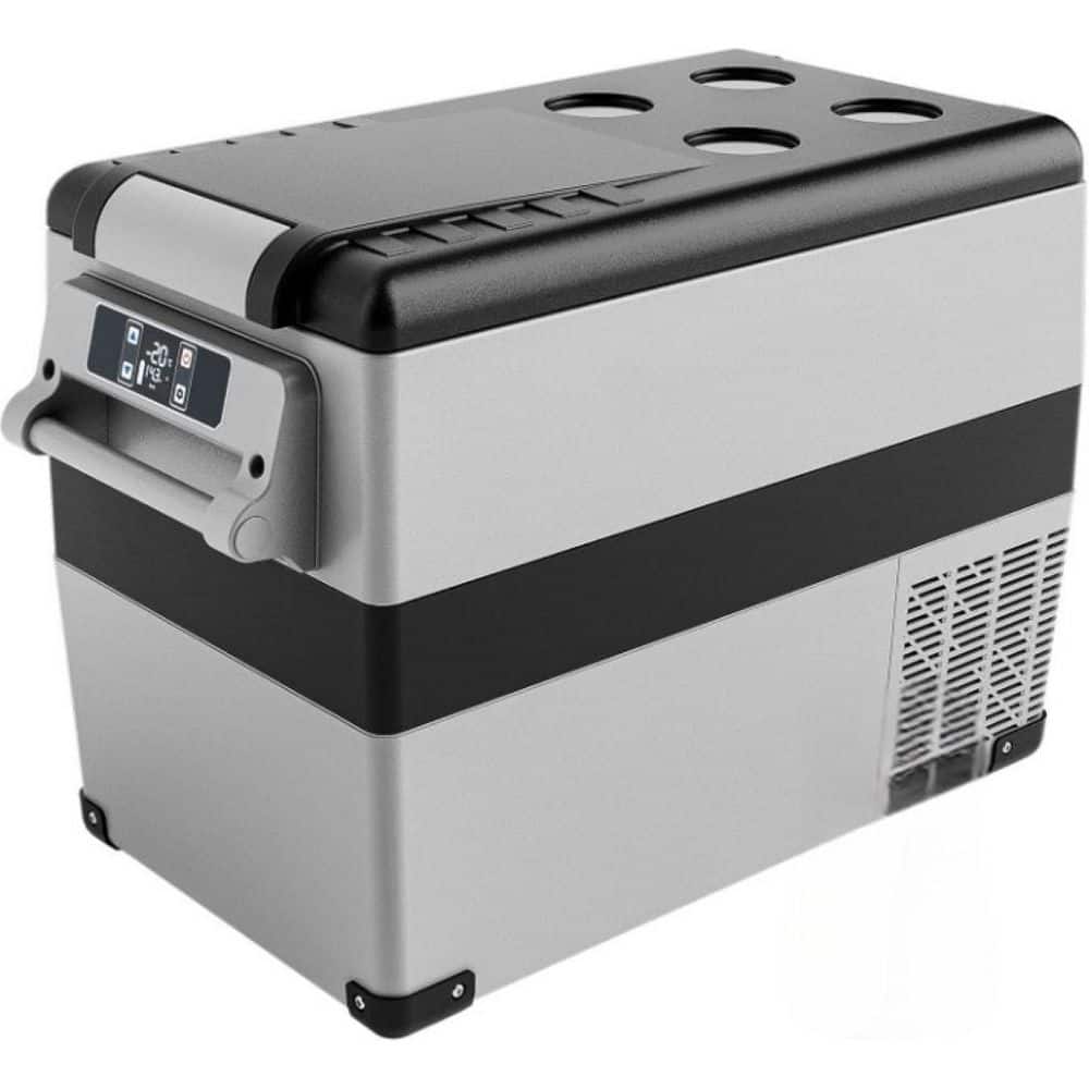 48 qt. Portable Refrigerator Cooler with APP Control, 12V Cooler-4Â°F~68Â°F (45L) in Gray
