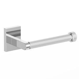 Wall Mounted Single Arm Toilet Paper Holder in Chrome