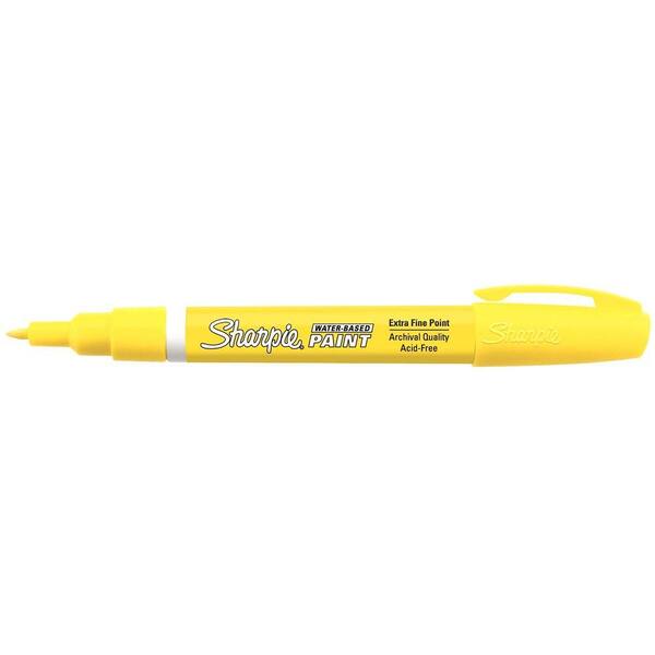 Sharpie Yellow Extra Fine Point Water-Based Poster Paint Marker