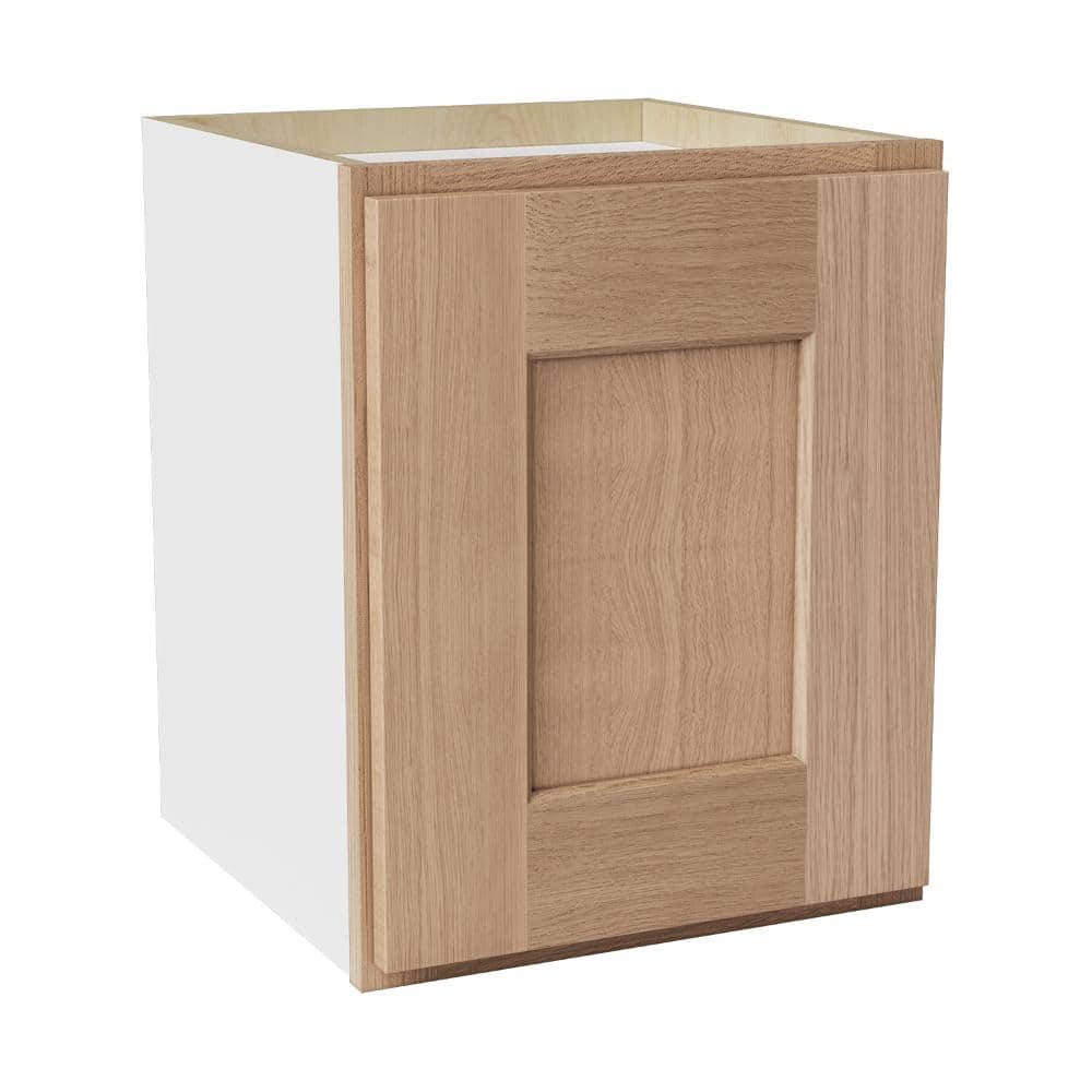 12 in. W x 12 in. D x 15 in. H Ready to Assemble Solid Wood Shaker Wall Kitchen Cabinet in Oak price history on PriceWatchPro