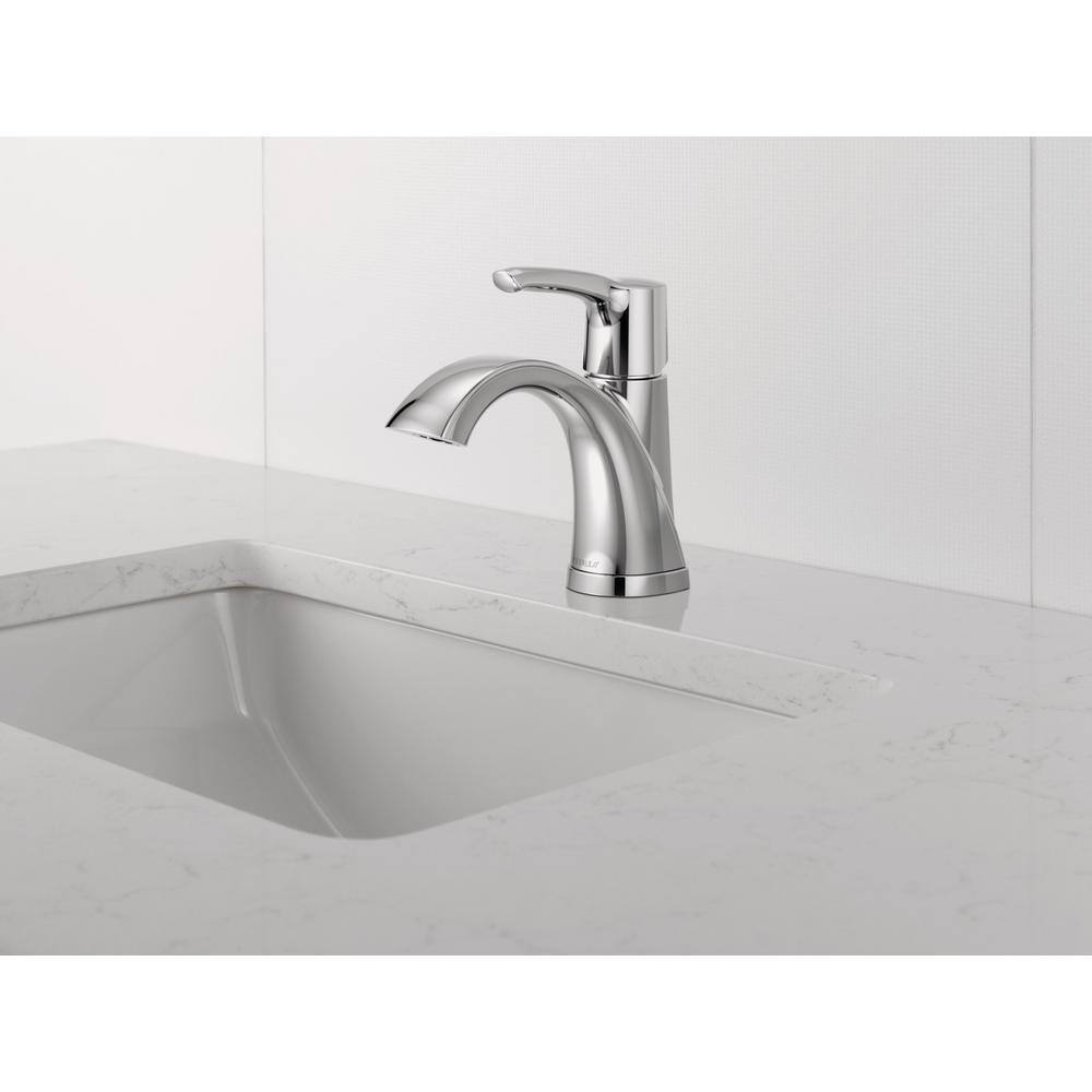 Parkwood Polished Chrome Single Handle Mid-Arc Bathroom Faucet