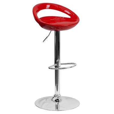 Red Bar Stools Furniture The, Red Acrylic Bar Stools