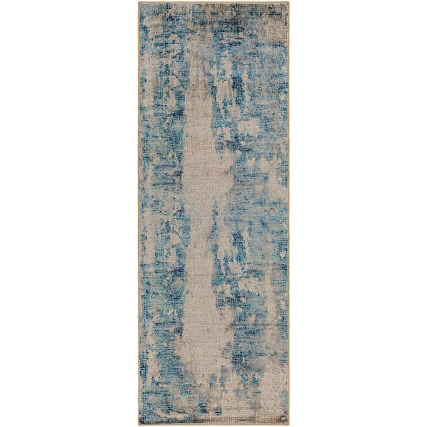 Artistic Weavers Jefforson Aqua/Multicolor Modern 3 ft. x 7 ft. Indoor Runner  Rug JFS2301-2773 - The Home Depot