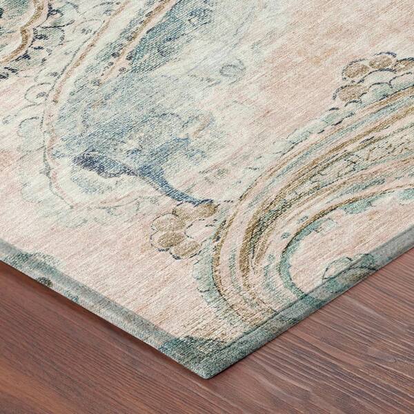 Chantille Machine Washable Indoor/Outdoor Abstract ACN2747 Pink 2 ft. x 3 ft. Accent Rug