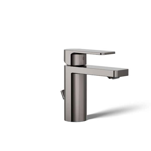 KOHLER Parallel Single-Handle Bathroom Sink Faucet 0.5 Gpm in Vibrant Titanium