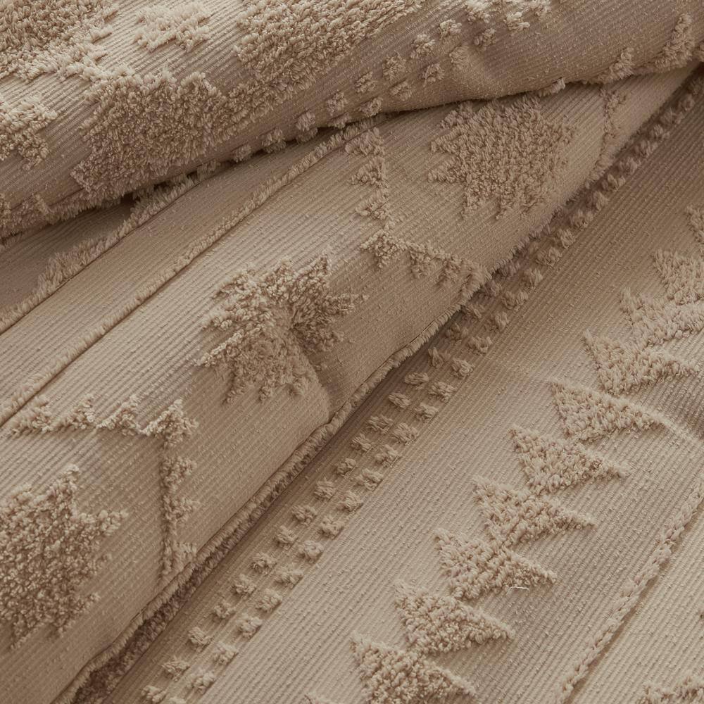 Breckenridge Tan Twin XL Microfiber Down Alternative Bedding Set