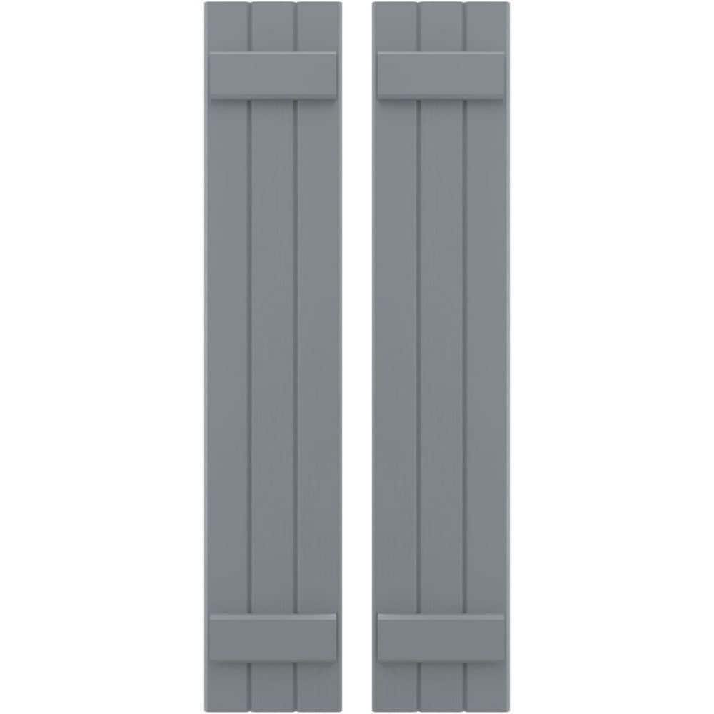 UPC 196595601699 product image for 10-1/2 in. W x 53 in. H Americraft 3 Board Exterior Real Wood Joined Board and B | upcitemdb.com