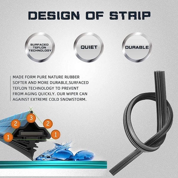 BOSCH DC WIPER BLADES 16 INCH For Jeep WRANGLER 2018-2022 Front Left Right - View #6