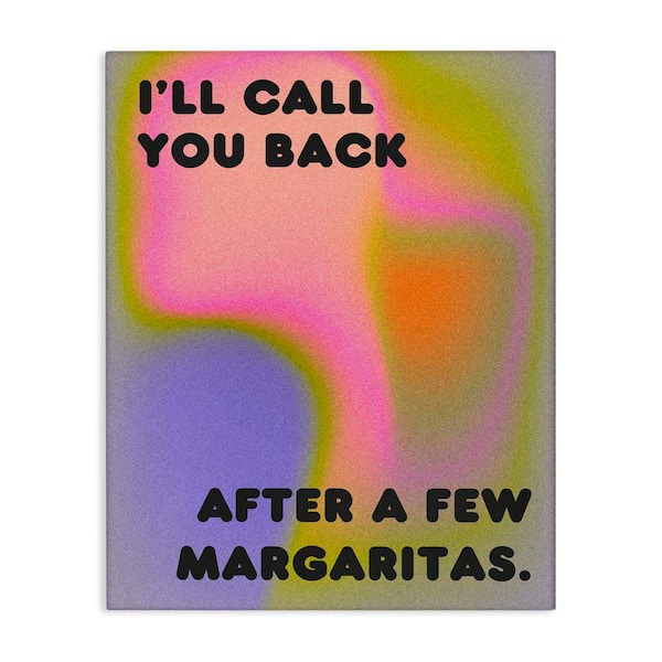 Stupell Industries Call You Back Phrase by House of Lulu Unframed Typography Graphic Art Print 30 in. x 24 in.