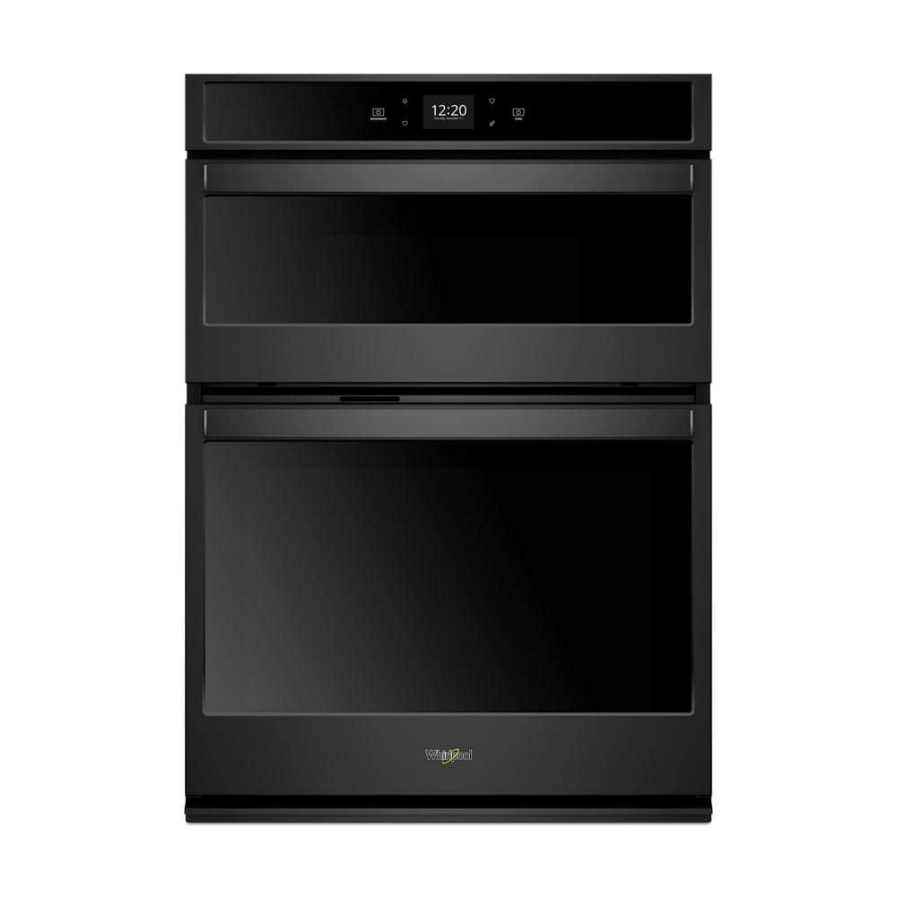 Whirlpool 27 in. Smart Electric Wall Oven with Built-In Microwave with Touchscreen in Black