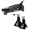 Husky 3-Ton Floor Garage Car Jack and Jack Stands HD00107-BD