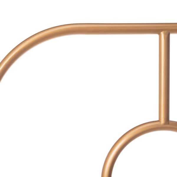 UNIQUELLA Metal Upholstery Headboard Golden Buttons Furniture