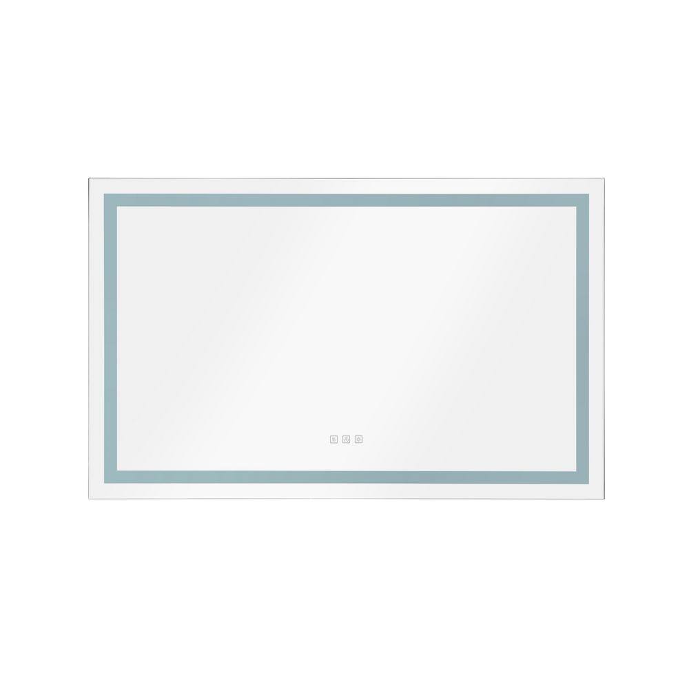 48 in. W x 24 in. H Rectangular Frameless LED Wall Bathroom Vanity Mirror i